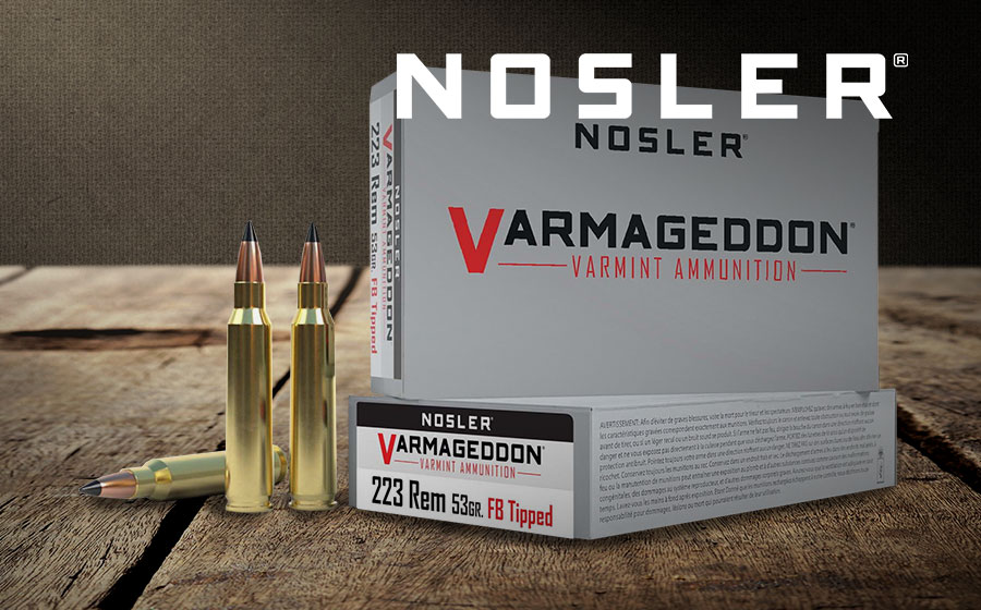 Nosler Varmageddon .223 Remington 53 Gr FBT, 20 Rounds