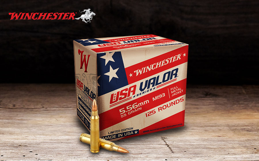 Winchester USA 5.56x45mm NATO 55 Gr FMJ, 125 Rounds