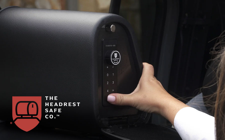 With Purchase of Headrest Vehicle Safes